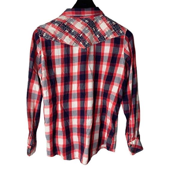 Ariat Button down shirt western Pearl snap women’s size large - Picture 2 of 9